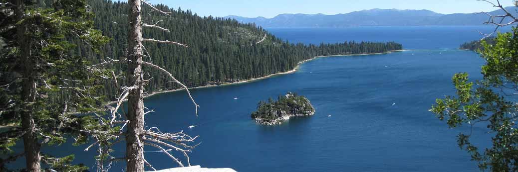 Seen in Kalifornien und Nevada erwärmen sich