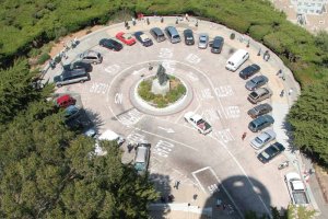 Der Parkplatz unterhalb des Coit Towers. Foto: Stefan Kremer