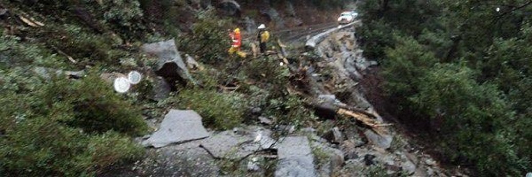Yosemite: Big Oak Flat Road durch Felssturz blockiert