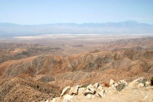 Blick auf das Coachella Valley von Keys View. Foto: Stefan Kremer
