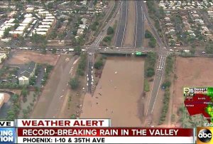 Interstate 10 in Phoenix. Foto: ABC15 Interstate 10 in Phoenix. Foto: ABC15