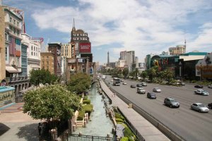 Blick vom New York den Strip entlang nach Norden. Foto: Stefan Kremer